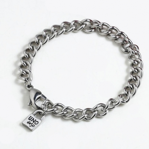 Stainless Steel Uno de 50 Bracelet CAT210411-UNB3111