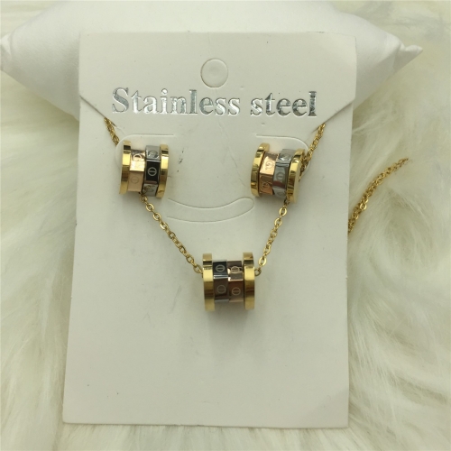 Stainless Steel Role*x Jewelry Set LI210411-S048-G