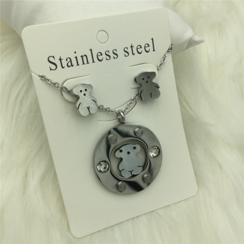 Stainless Steel Tou*s Jewelry Set LI210411-S040-S