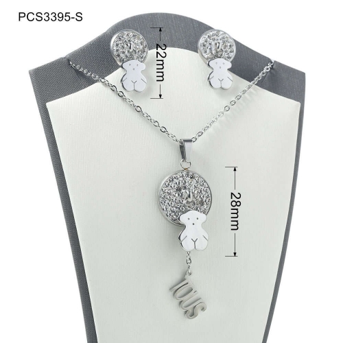 Stainless Steel Tou*s Jewelry Set LI210411-PCS3395-S