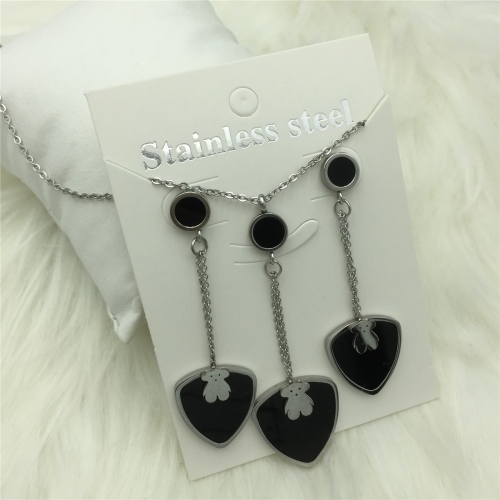 Stainless Steel Tou*s Jewelry Set LI210411-S003-S