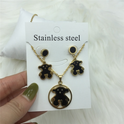 Stainless Steel Tou*s Jewelry Set LI210411-S057