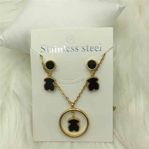 Stainless Steel Tou*s Jewelry Set LI210411-S060