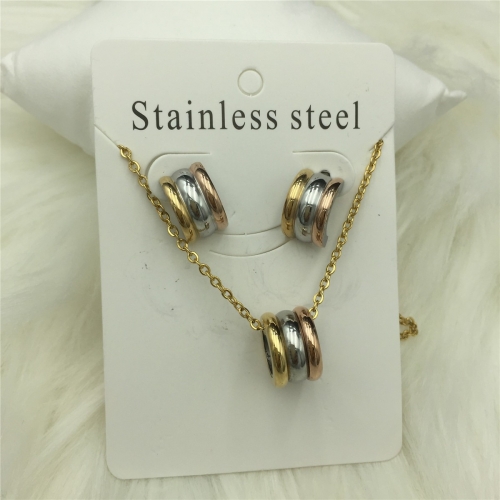 Stainless Steel Role*x Jewelry Set LI210411-S047-G