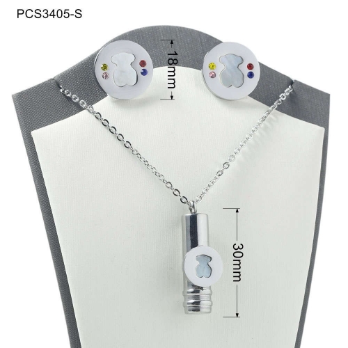 Stainless Steel Tou*s Jewelry Set LI210411-PCS3405-S