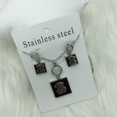 Stainless Steel Tou*s Jewelry Set LI210411-S061