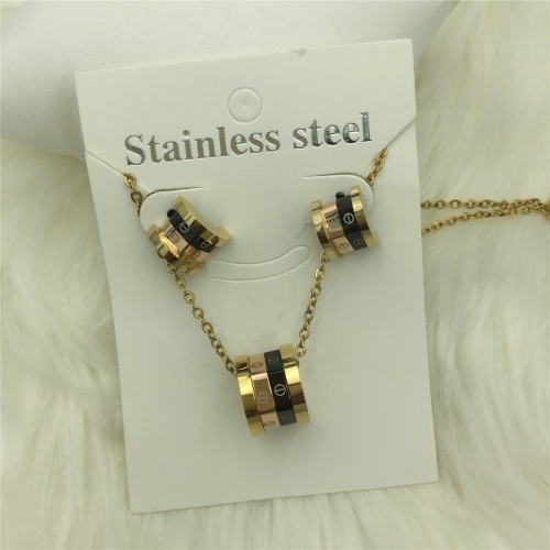 Stainless Steel Role*x Jewelry Set LI210411-S048-S