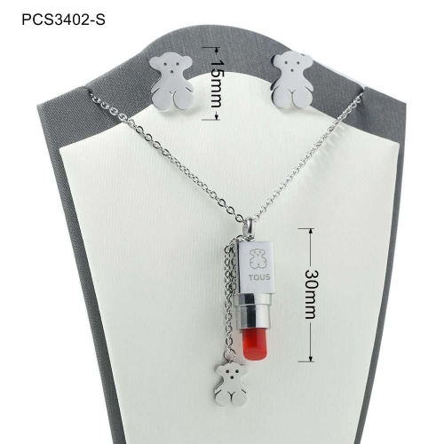 Stainless Steel Tou*s Jewelry Set LI210411-PCS3402-S