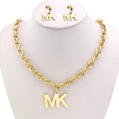 Stainless Steel MK Jewelry Set FT041100202SS