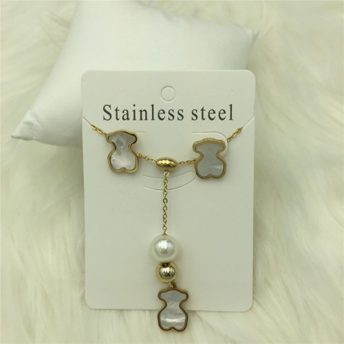 Stainless Steel Tou*s Jewelry Set LI210411-S025-G