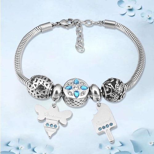 Stainless Steel Pandor*a Bracelet without logo Y034B