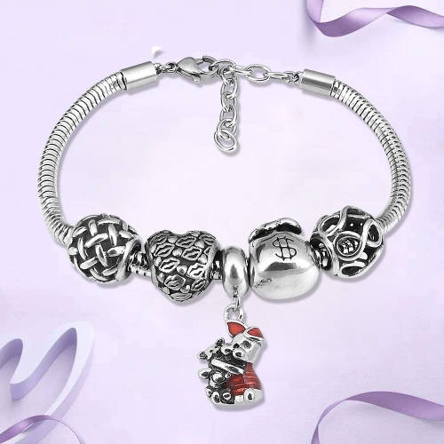 Stainless Steel Pandor*a Bracelet without logo Y035B