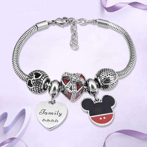 Stainless Steel Pandor*a Bracelet without logo Y009B