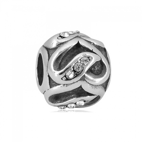 Stainless Steel Pandor*a Charm PD0088W