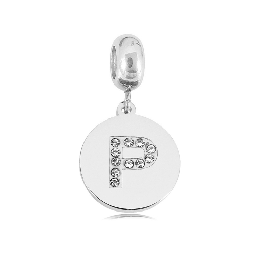 Stainless Steel Pandor*a Charm PC210414-PD0326SP