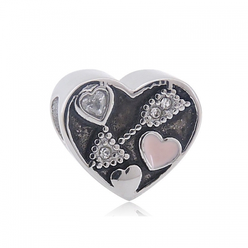 Stainless Steel Pandor*a Charm PD0084P