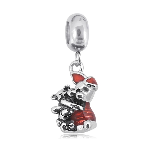 Stainless Steel Pandor*a Charm PD0298