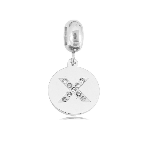 Stainless Steel Pandor*a Charm PC210414-PD0326SX