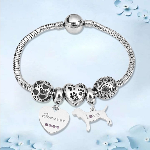 Stainless Steel Pandor*a Bracelet YB027B