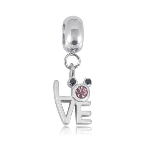 Stainless Steel Pandor*a Charm PD0005