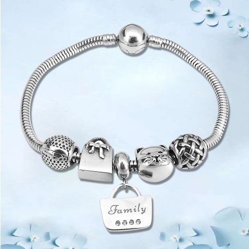 Stainless steel Pandor*a Bracelet X190