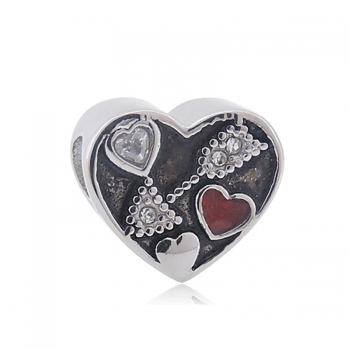 Stainless Steel Pandor*a Charm PD0084R