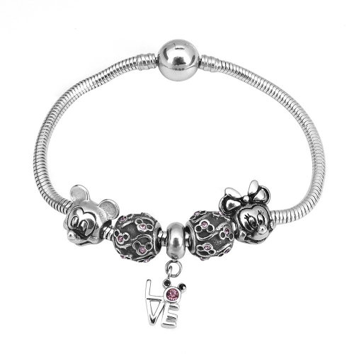 Stainless Steel Pandor*a Bracelet C236