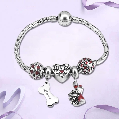 Stainless steel Pandor*a Bracelet X122