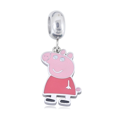 Stainless Steel Pandor*a Charm PC210414-PD0251