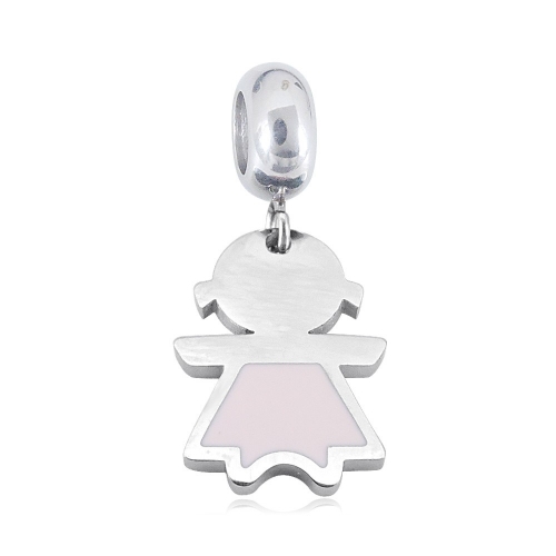 Stainless Steel Pandor*a Charm PC210414-PD0244P