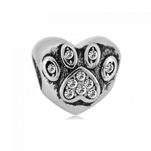 Stainless Steel Pandor*a Charm PD0069W