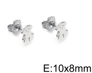 Stainless Steel Tou*s Earring ED-009MS