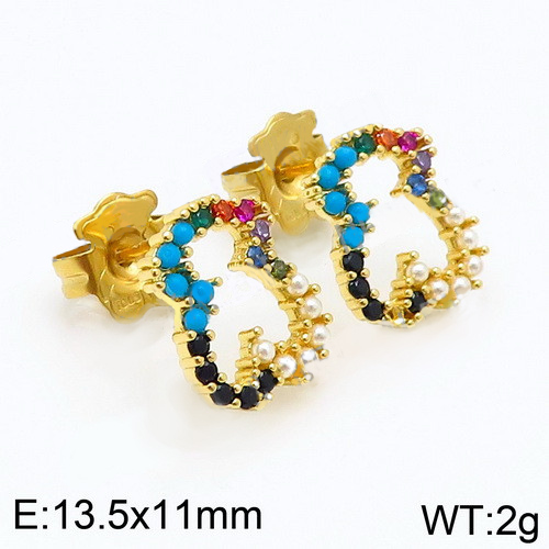 Stainless Steel Tou*s Earring ED-083G