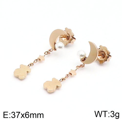 Stainless Steel Tou*s Earring ED-107R