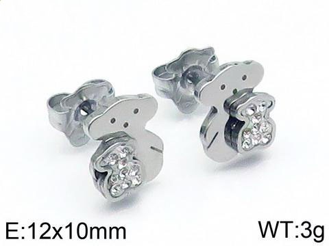 Stainless Steel Tou*s Earring ED-027G