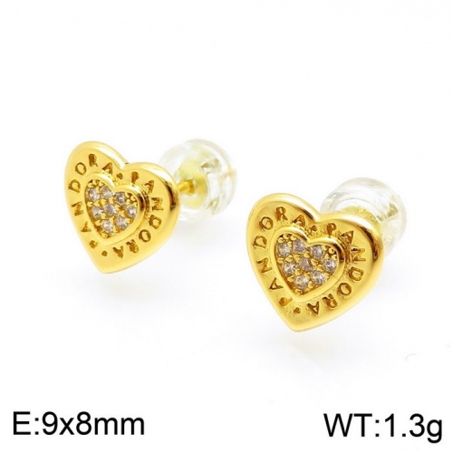 Stainless Steel Pandor*a Earring ED-128G