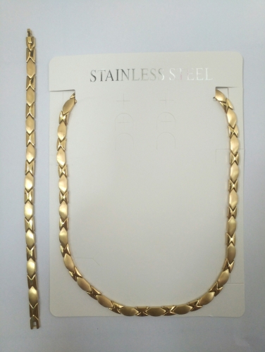 Stainless steel  jewelry set H210416-S004