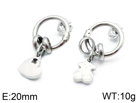 Stainless Steel Tou*s Earring ED-073S