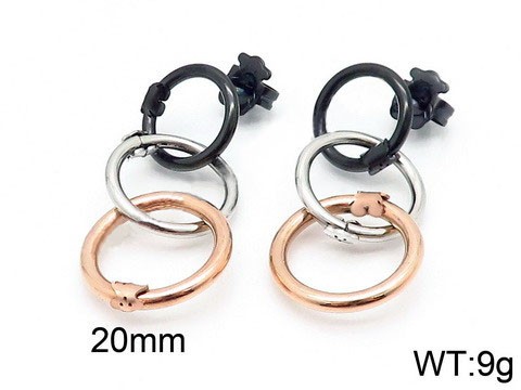 Stainless Steel Tou*s Earring ED-076HSR