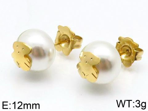 Stainless Steel Tou*s Earring ED-020LG