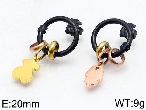 Stainless Steel Tou*s Earring ED-072HGR