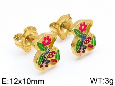 Stainless Steel Tou*s Earring ED-003J