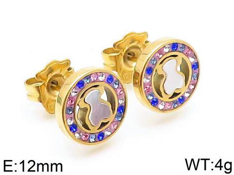 Stainless Steel Tou*s Earring ED-054J