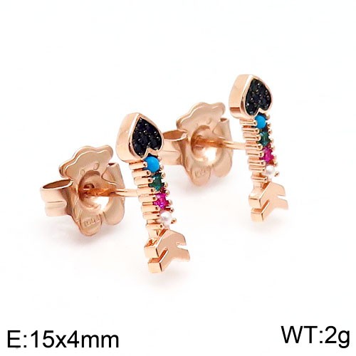 Stainless Steel Tou*s Earring ED-102R