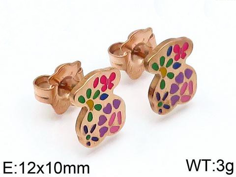 Stainless Steel Tou*s Earring ED-046M