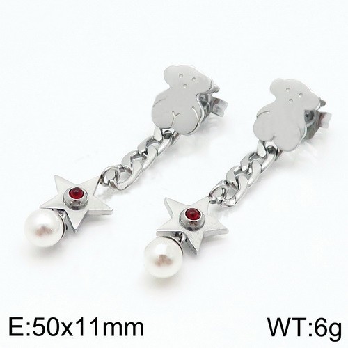 Stainless Steel Tou*s Earring ED-084S