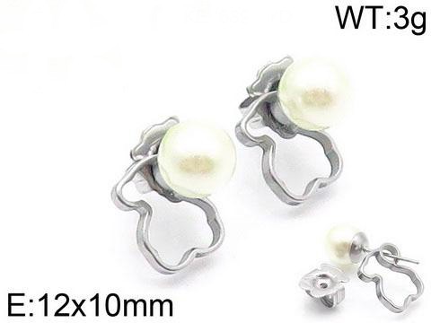 Stainless Steel Tou*s Earring ED-007G