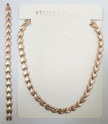 Stainless steel  jewelry set H210416-S005