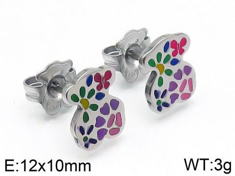 Stainless Steel Tou*s Earring ED-046G