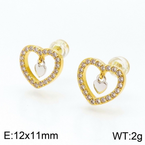 Stainless Steel Pandor*a Earring ED-127G